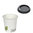 Hot Drinks Paper Cups 120ml (4Oz) w/ Black Lid ToGo - Pack of 50 units