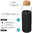 Black Glass Bottle 660ml