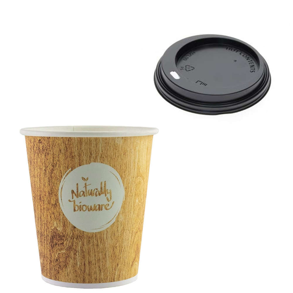 Gobelet Carton Boissons Chaudes BIOWARE 280ml (9Oz) Cx 1000