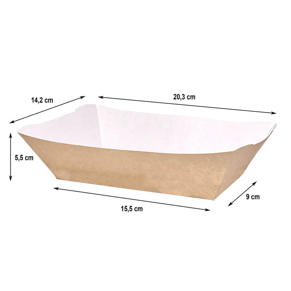 Big Kraft Platter / Tray 780ml