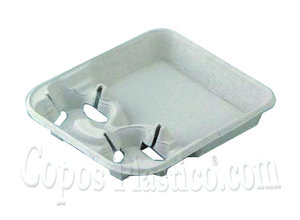 Card holder for two cups w/ board - pack 24 units