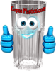 Tampa c/ Orifício p/ beber copo Cartão 280ml 384ml (12Oz) Branco Cx 1000 uni