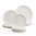 Plato de cartón Blanco compostable de 230mm de diâmetro