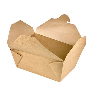 Caja de Take Away Kraft 96OZ / 2880ml