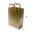 Kraft paper bag with flat handle 26x30+14cm - Pack 50 units