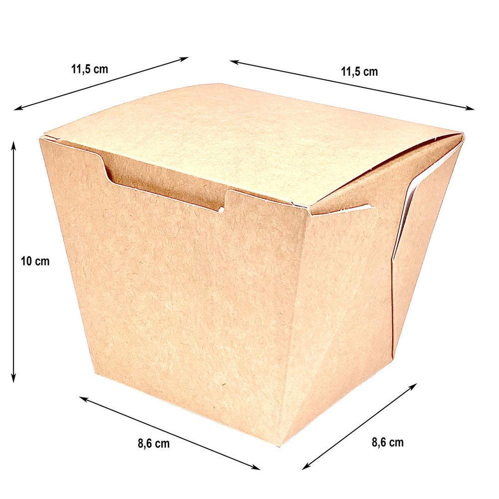 Caja De Comida Oriental Mediana 780ml Kraft