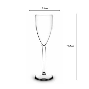 Gobelet de Champagne 120ml incassable RB (PC)