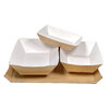 Medium Kraft Platter / Tray 520ml  - Paquete 25 unidades