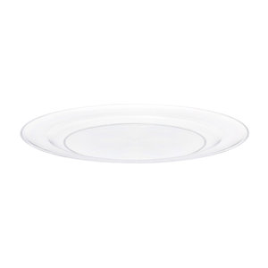 Colorless Shallow dish 19 cm PS Crystal Quantity Full Box: 100 Units.