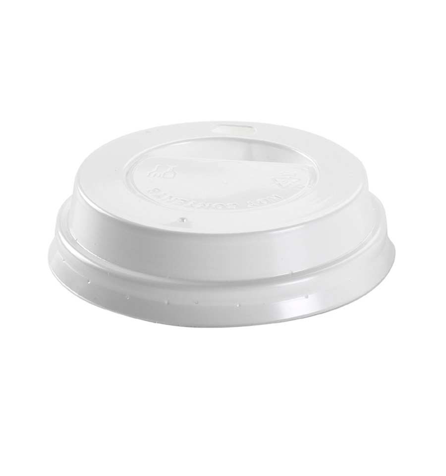 Couvercle Perforé Gobelets Carton 192ml (6Oz)Blanc Cx 1000 uni