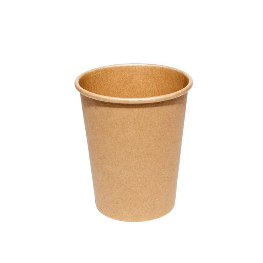 Paper Cup Brown 8Oz/240ml Ø8,0cm (50 Units)