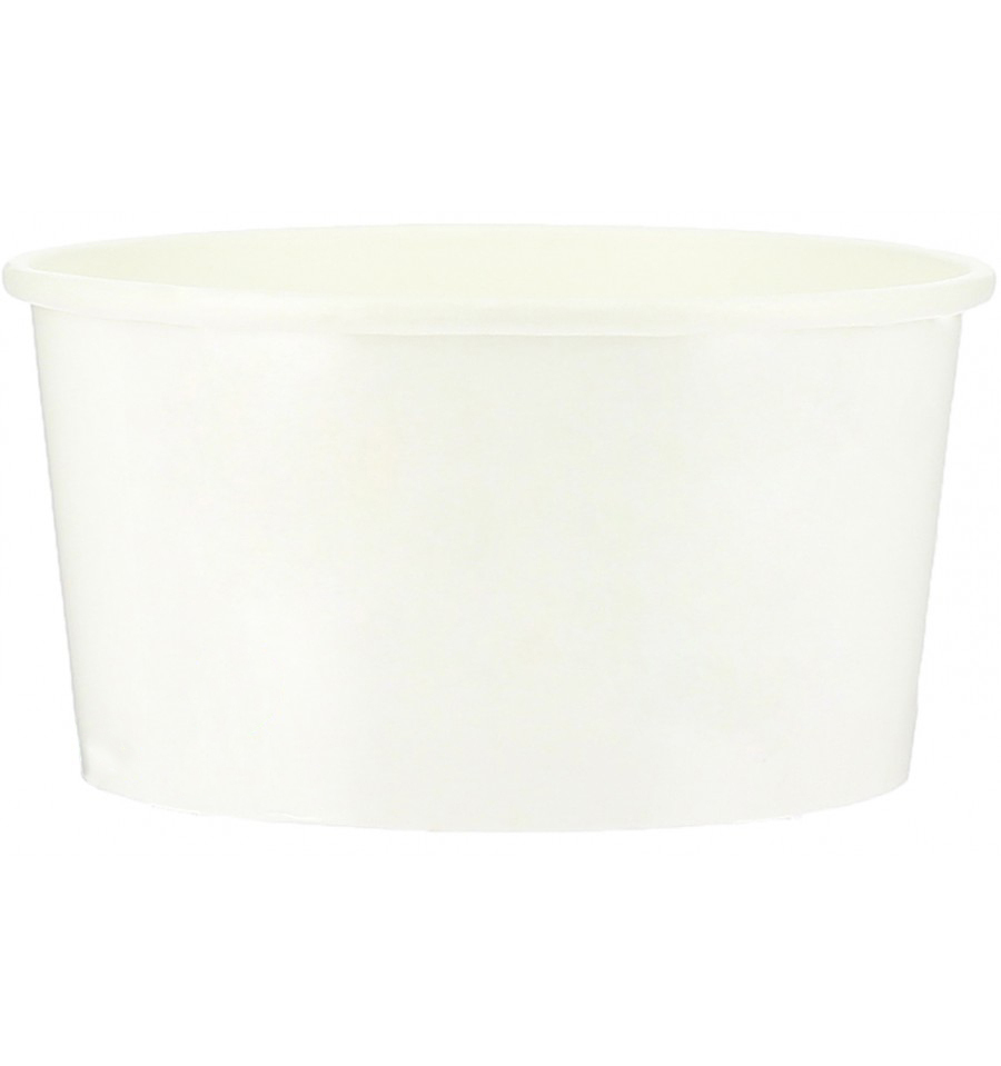 Copo Cartão Branco para Gelados 80ml - manga 50 unidades sem tampa