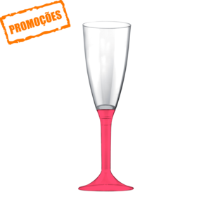 Gobelet flute Champagne PS 120 ml à Pied Corail Boîte Complète 800 unités