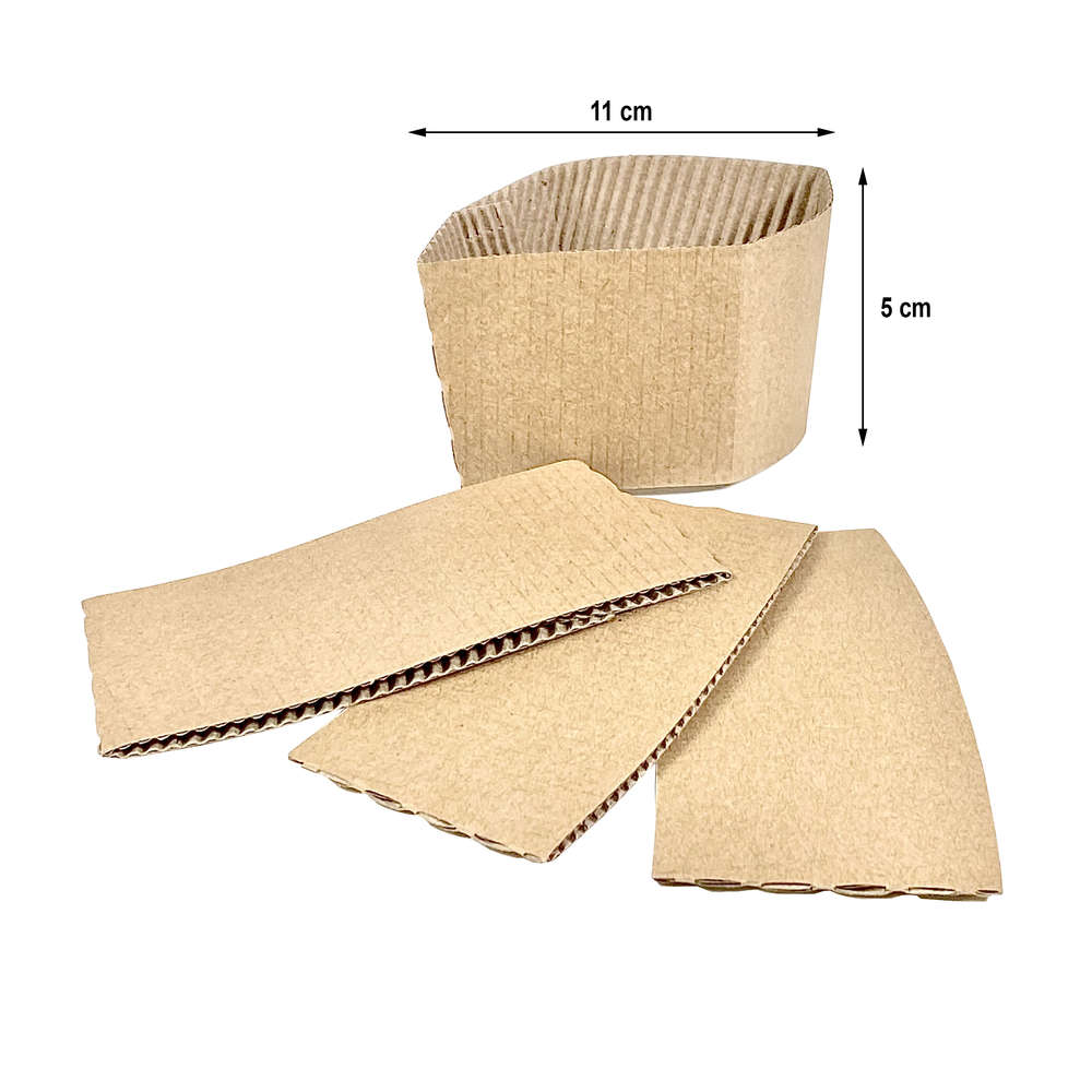 Bague pour Gobelet Carton 8Oz -  Paquet 50 unités