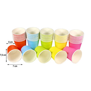 Cardboard Cups 7Oz 210ml Colors Assorted