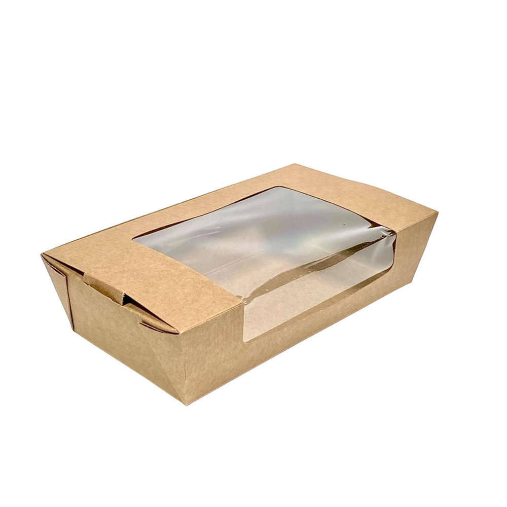 Caja para Take Away con ventana 900ml -25 uni