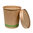 Kraft Paper Soup Box of 480ml With Paper Lid- Pack of 25 units