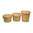 Caja Sopa de Cartón 480ml Kraft con Tapa - Paquete 25 unidades