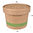 Kraft Paper Soup Box of 360ml With Lid