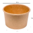 Vaso de Cartón para Helado Kraft 150ml con Tapa Cúpula - Caja Completa 1000 unidades