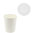 Paper Cups 240ml (8Oz) White w/ Lid for Straws – Pack 50 units