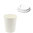 Paper Cups 240ml (8Oz) White w/ Lid Without White Hole – Pack 50 units