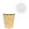 Gobelet en Carton 240ml (8Oz) Kraft avec Couvercle Blanc “To Go” – Paquet 50 unités