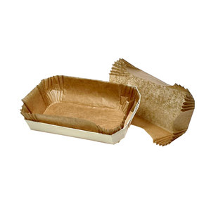 Cuvete de Madeira 210x145x40mm C/ Papel Vegetal - Caixa Completa 220 unidades