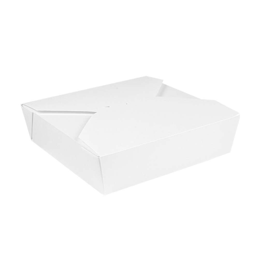 White Take Away Box 1790ml Plastic Free - Complete Box 120 Units