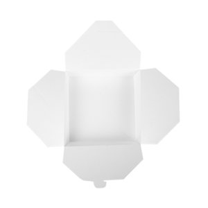 White Take Away Box 1790ml Plastic Free - Complete Box 120 Units