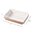 Kraft Sushi Tray 180x130 With Lid - Pack 25 Units