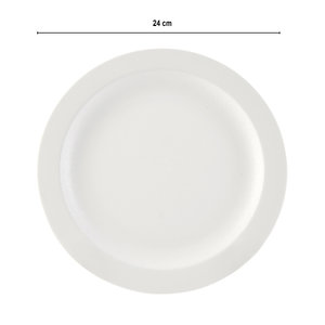 Plat 24cm de diamètre RB incassable (PC)