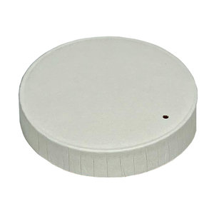 White Flat Closed Card Lid 70mm Packaging 100 units