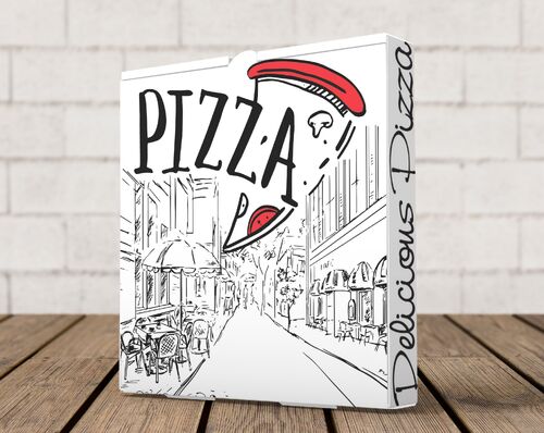 Caja Pizza 30x30cm - 10 unidades