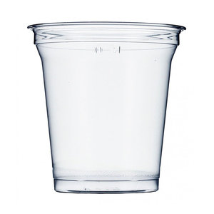 RPET Plastic Cup 540ml w/Dome Lid for Straws - Pack of 50 Units