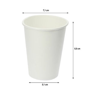 Paper Cups Vending 210ml (7Oz) White