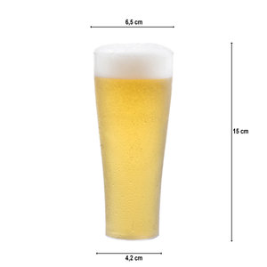 Goblet Bière Tulipa 320ml PP - 100 unités